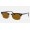 Ray Ban Clubmaster Square RB3916 Classic B-15 + Shiny Havana Frame Brown Classic B-15 Lens Sunglasses