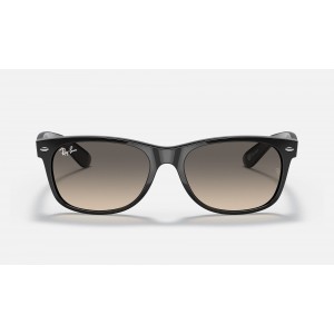 Ray Ban New Wayfarer Collection RB2132 Light Grey Gradient Black Sunglasses