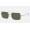Ray Ban Rectangle RB1969 Green Classic G-15 Silver Sunglasses
