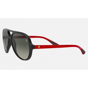 Ray Ban Scuderia Ferrari Collection RB4125 Grey Gradient Black Sunglasses