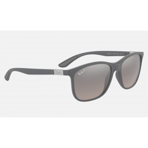 Ray Ban RB4330 Chromance Silver Mirror Chromance Grey Sunglasses