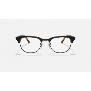 Ray Ban Clubmaster Optics RB5154 Demo Lens + Grey Frame Clear Lens Sunglasses