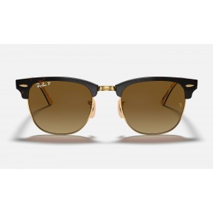 Ray Ban Clubmaster Collection RB3016 Brown Gradient Tortoise Sunglasses
