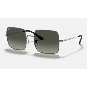 Ray Ban Square Collection RB1971 Grey Gradient Gunmetal Sunglasses