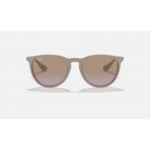 Ray Ban Erika Classic RB4171 Gradient + Brown Frame Brown/Violet Gradient Lens Sunglasses