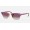 Ray Ban Clubmaster RB4354 Gradient + Light Violet Frame Pink Gradient Lens Sunglasses