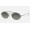 Ray Ban Oval Double Bridge RB3847 Grey Gradient Gunmetal Sunglasses